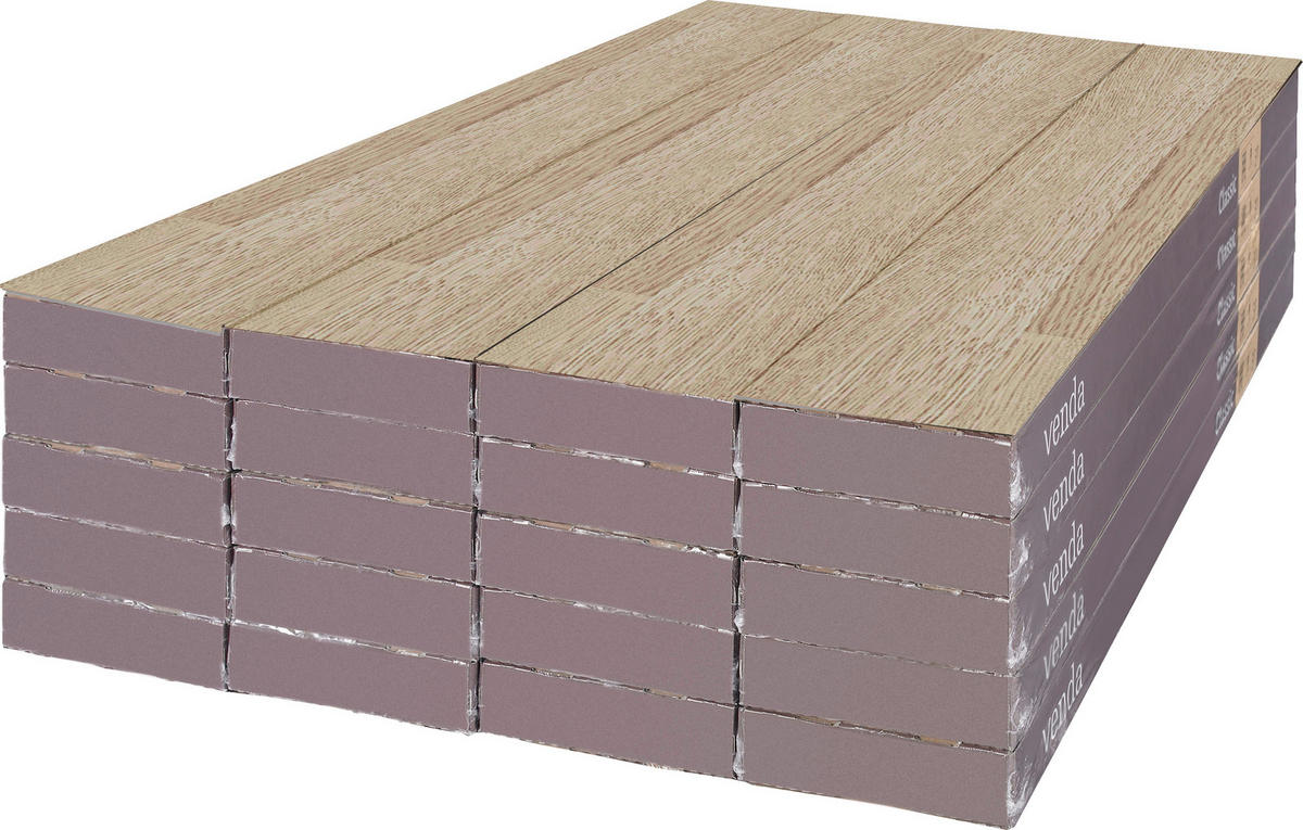 VINYLBODEN  per  m² - Eichefarben, Design, Kunststoff (123,4/19,8/0,5cm) - Barlinek