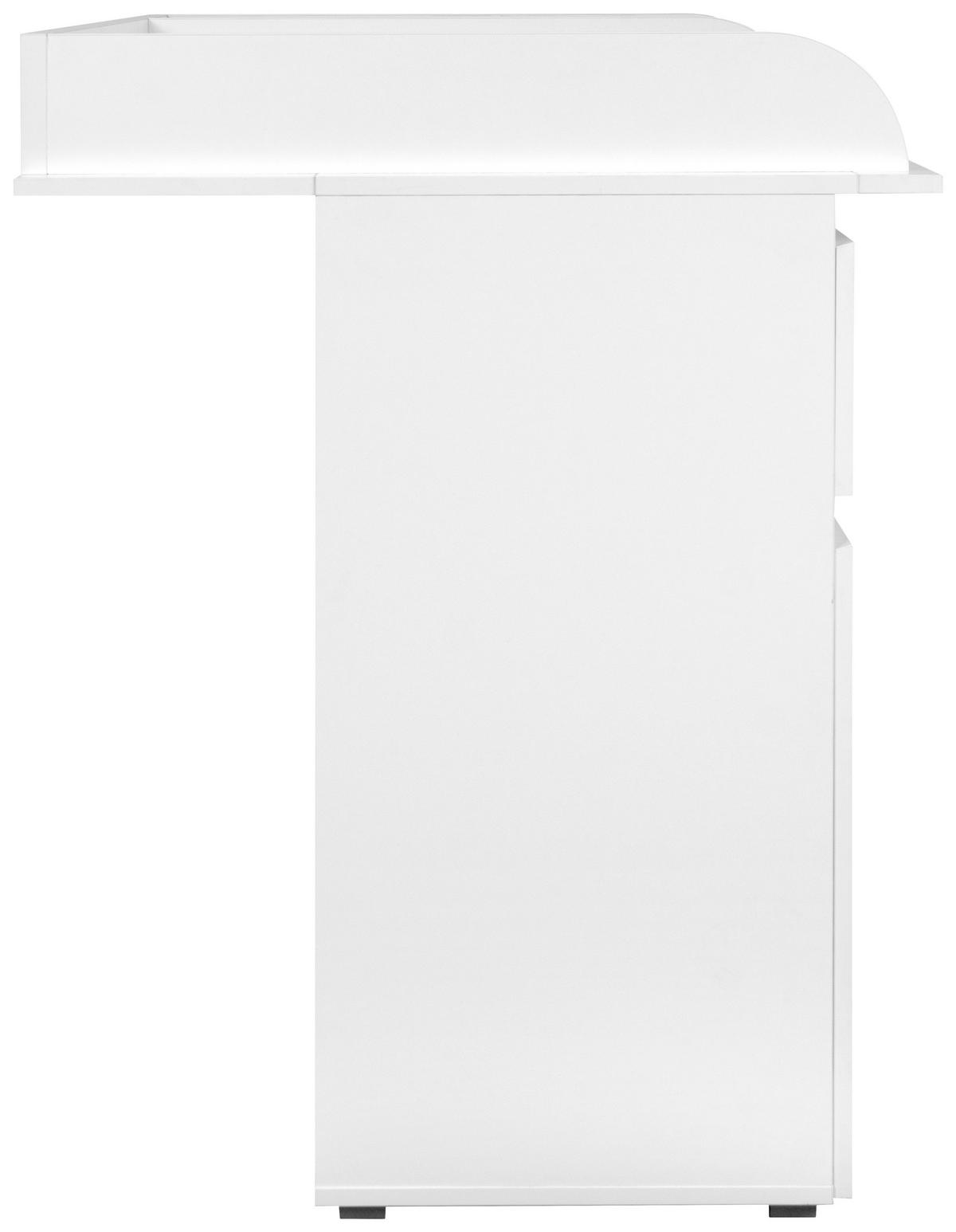 WICKELKOMMODE Weiß  - Weiß, Basics, Holzwerkstoff (120/102/77cm) - MID.YOU