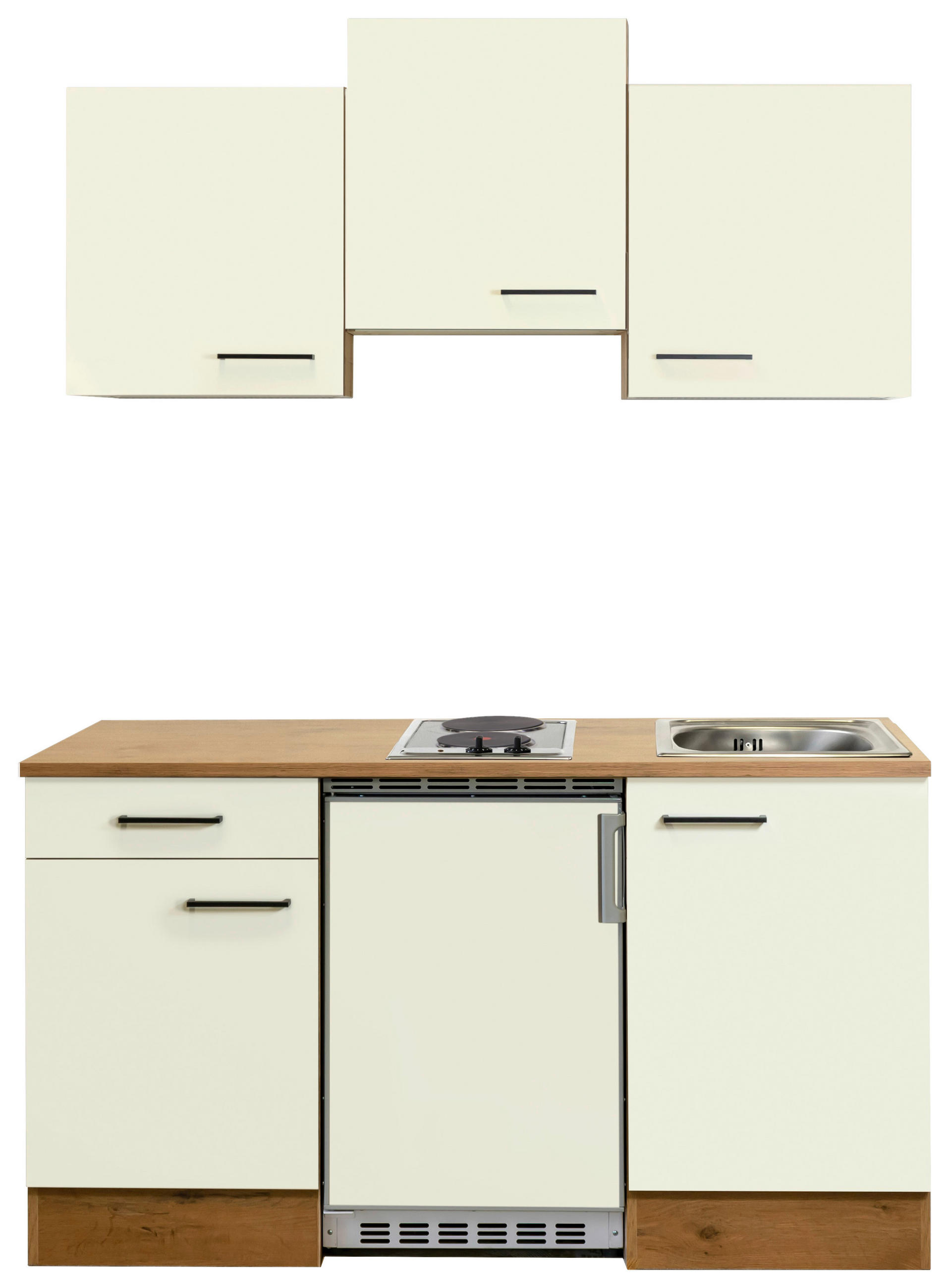 FlexWell Miniküche Eiche, Magnolie 150.5 cm