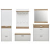 GARDEROBE 5-teilig  in 290/200/32 cm  - Eichefarben/Weiß, Design, Holz/Holzwerkstoff (290/200/32cm) - Dieter Knoll
