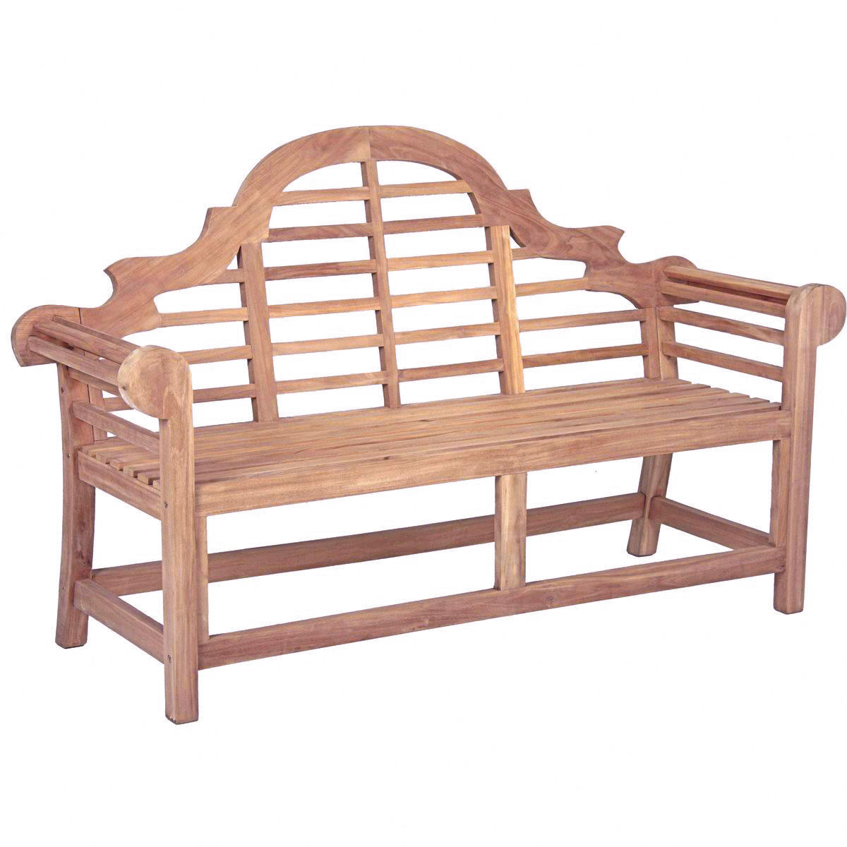 GARTENBANK 166/104/63 cm Teakholz   - Braun, ROMANTIK / LANDHAUS, Holz (166/104/63cm) - Gardenson