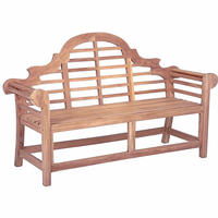 GARTENBANK 166/104/63 cm Teakholz   - Braun, ROMANTIK / LANDHAUS, Holz (166/104/63cm) - Gardenson