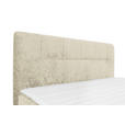 BOXSPRINGBETT 160/200 cm  in Champagner  - Champagner/Schwarz, Design, Textil/Metall (160/200cm) - Esposa