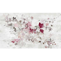 ÖLGEMÄLDE Blumen 120/70 cm  - Lila/Weiß, ROMANTIK / LANDHAUS, Holz/Textil (120/70cm) - Monee