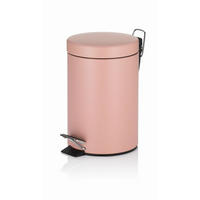 KOZMETIČKA KANTA  3 l  - svetloružičasta/crna, Konvencionalno, metal/plastika (17/26cm) - Kela