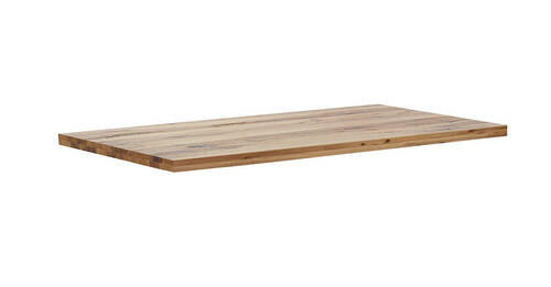 TISCHPLATTE Wildeiche massiv Wildeiche  - Wildeiche, Design, Holz (160/90/6cm) - Waldwelt