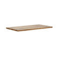 TISCHPLATTE Wildeiche massiv Wildeiche  - Wildeiche, Design, Holz (160/90/6cm) - Waldwelt
