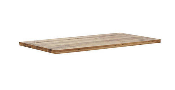 TISCHPLATTE Wildeiche massiv Wildeiche - Wildeiche, Design, Holz (160/90/6cm) - Waldwelt