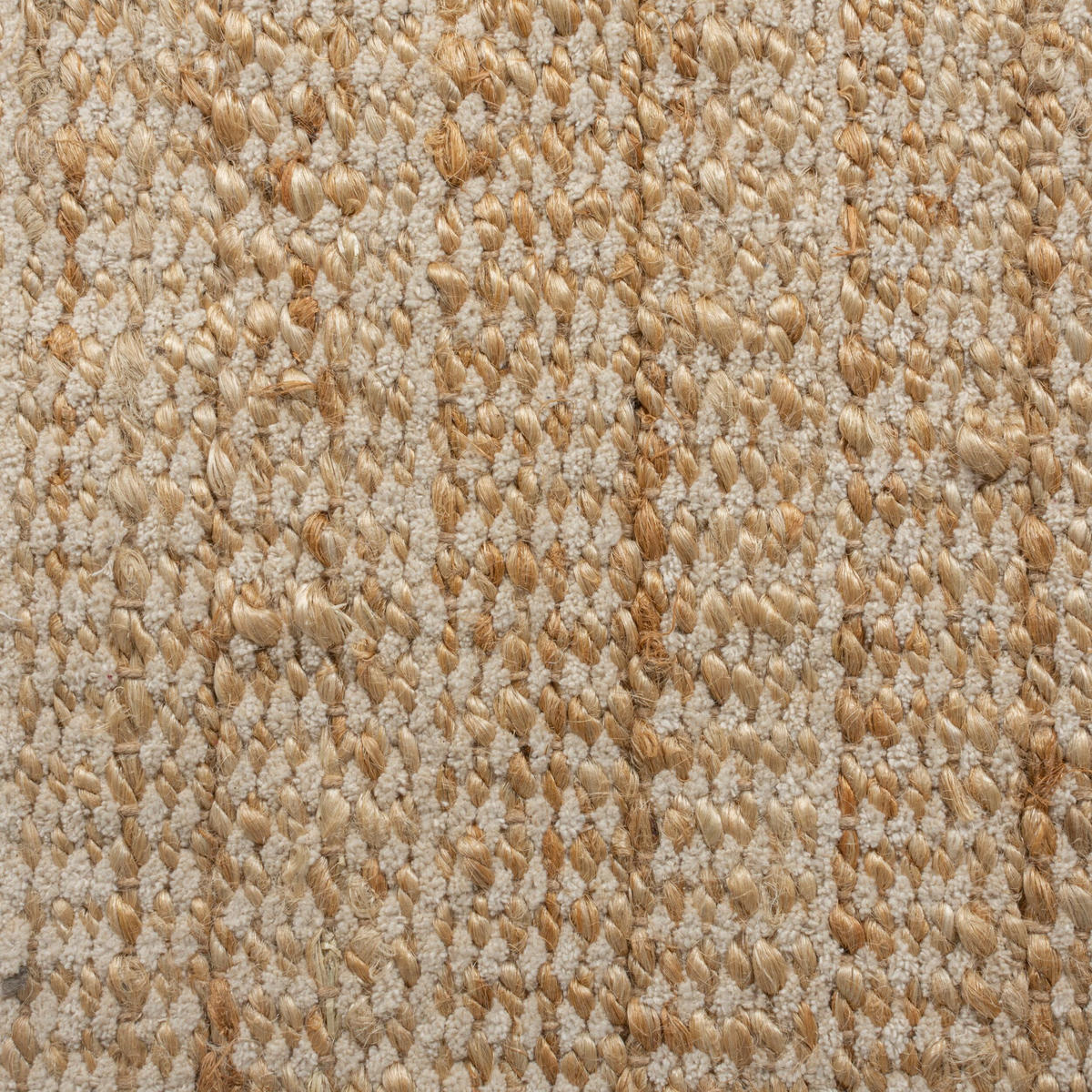 TEPPICH Jute Fransen-Design, handgewebt, beige CONWY, Beige 160x230 cm - Beige, Textil (160/230cm) - KADIMA DESIGN