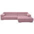 WOHNLANDSCHAFT in Textil Rosa - Silberfarben/Rosa, Design, Textil/Metall (335/190cm) - Beldomo Style WOHNLANDSCHAFT in Textil Rosa - Silberfarben/Rosa, Design, Textil/Metall (335/190cm) - Beldomo Style