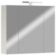 SPIEGELSCHRANK 76/71/23 cm  - Kaschmir, MODERN, Glas/Holzwerkstoff (76/71/23cm) - Xora