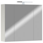 SPIEGELSCHRANK 76/71/23 cm  - Kaschmir, MODERN, Glas/Holzwerkstoff (76/71/23cm) - Xora