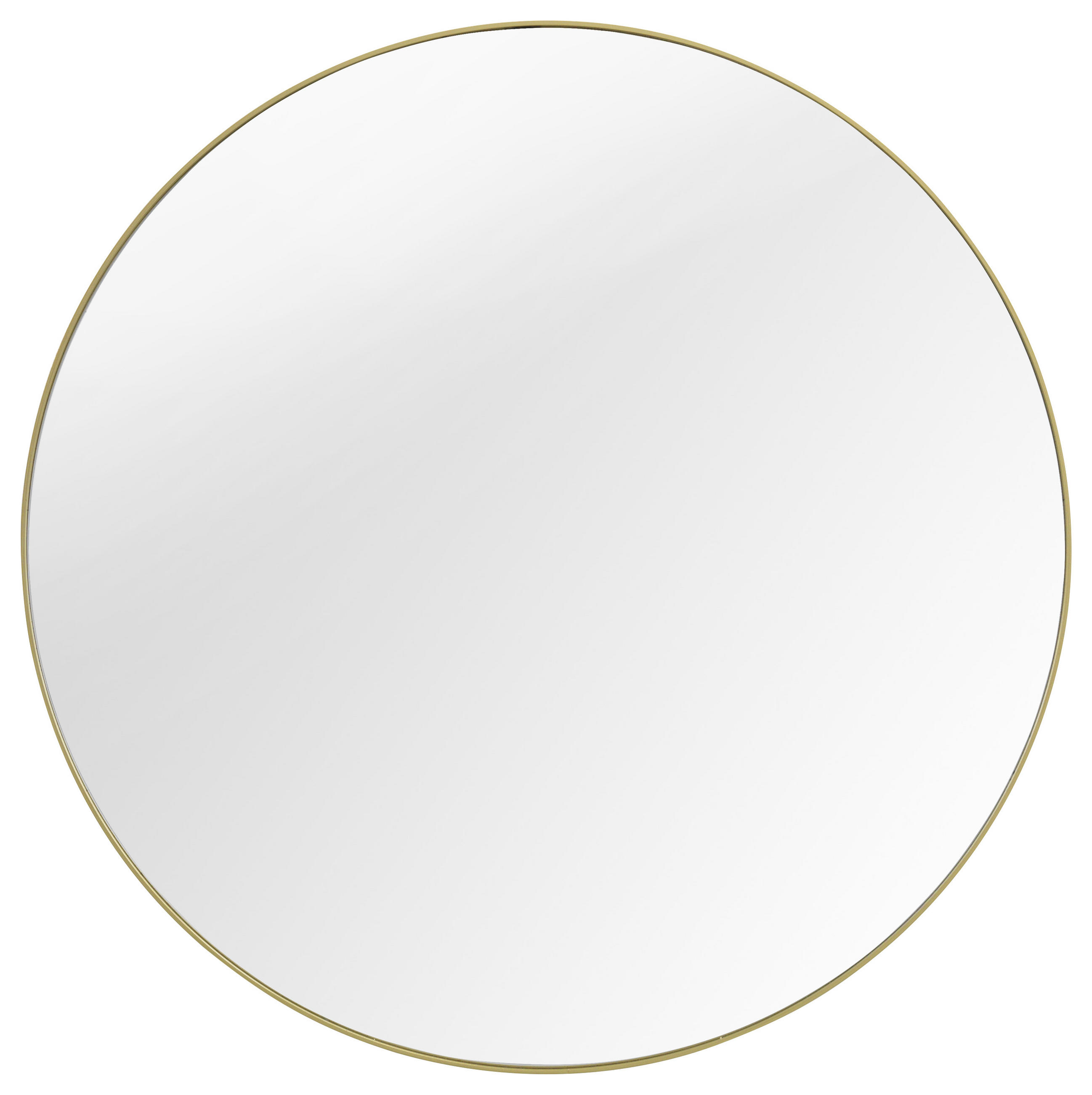WANDSPIEGEL - Goldfarben, Design, Glas/Metall (62,8cm) - Xora