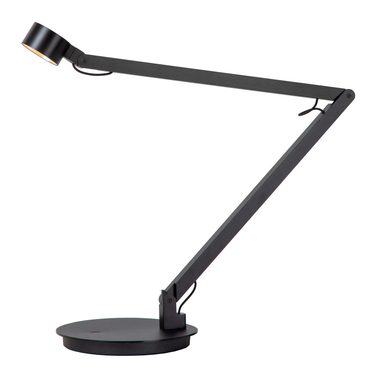 LED-SCHREIBTISCHLEUCHTE OGDEN 49/49/90 cm   - Schwarz, Design, Metall (49/49/90cm) - Lucide