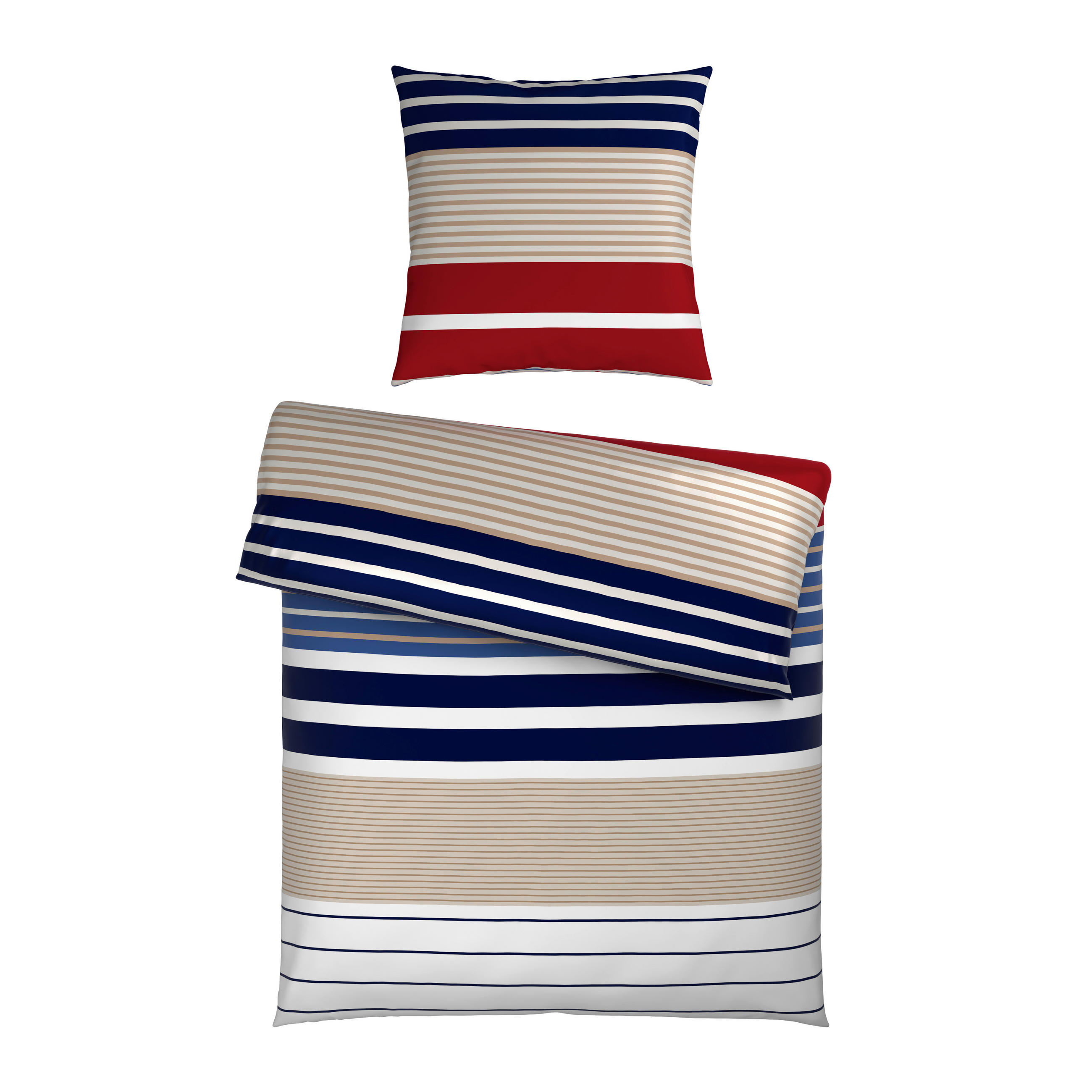 BETTWÄSCHE Renforcé 155/220 cm  - Dunkelblau, Textil (155/220cm) - Novel