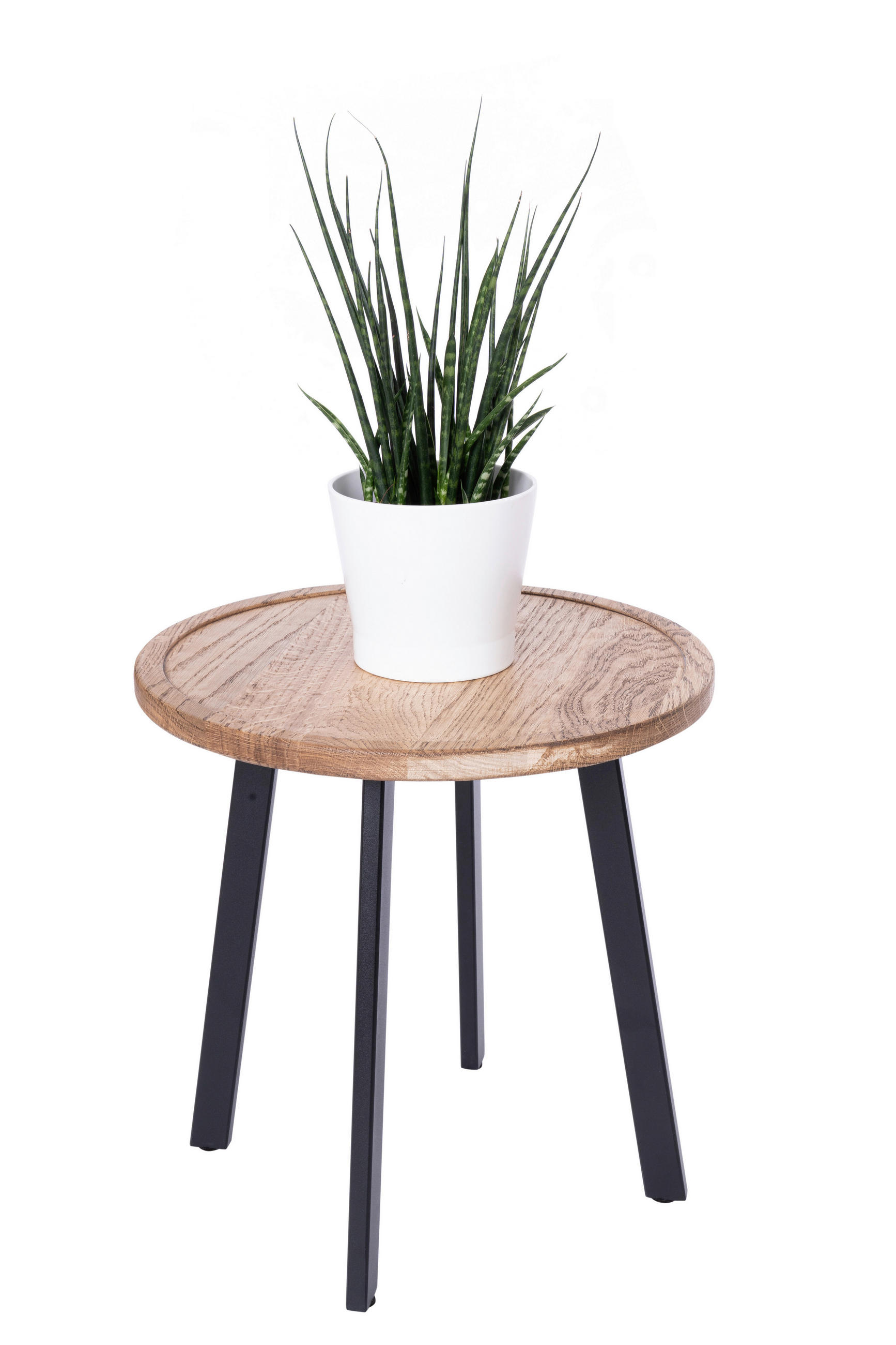 BEISTELLTISCH in Holz 40/40/40 cm  - Eichefarben, Natur, Holz/Metall (40/40/40cm) - Novel