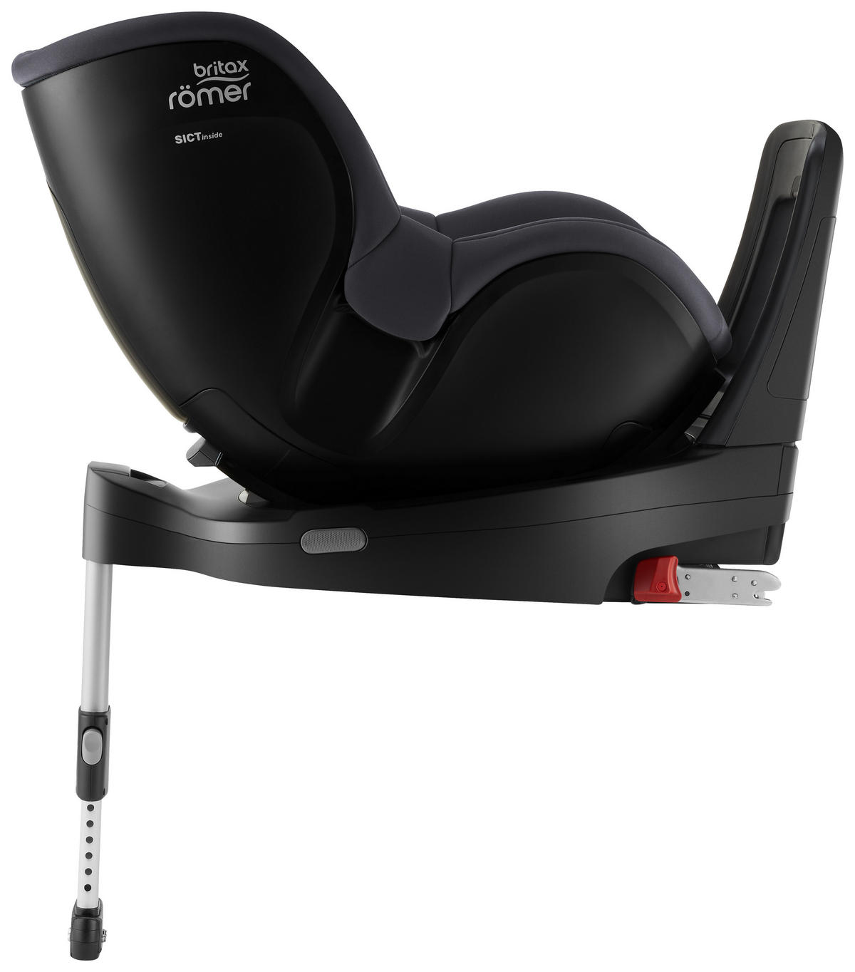 REBOARDER-KINDERSITZ DUALFIX PRO M  - Dunkelgrau/Grau, Basics (44/48/74cm) - Britax Römer