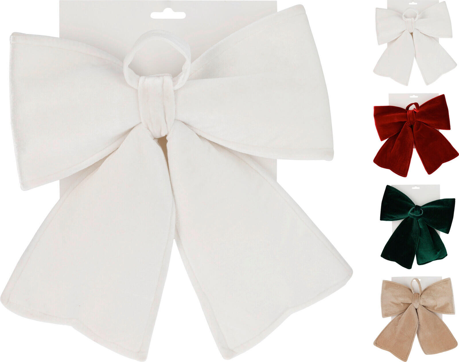 DEKOR MASNI - piros/elefántcsont, Basics, textil (34cm)