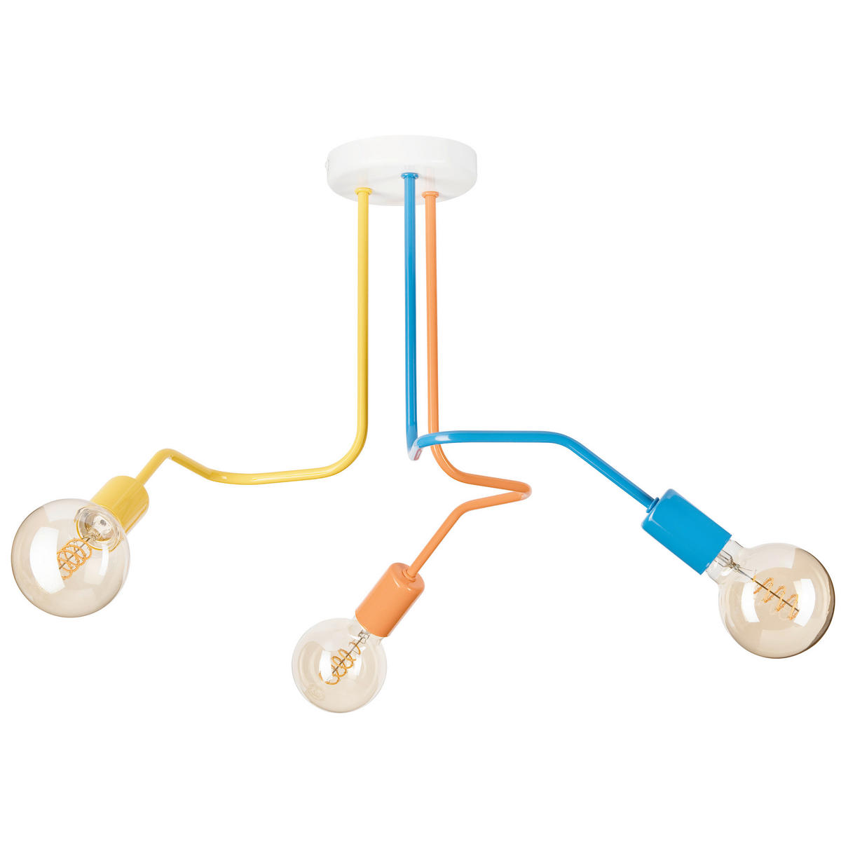 DECKENLEUCHTE Domino 40/59 cm   - Multicolor, KONVENTIONELL, Metall (40/59cm)