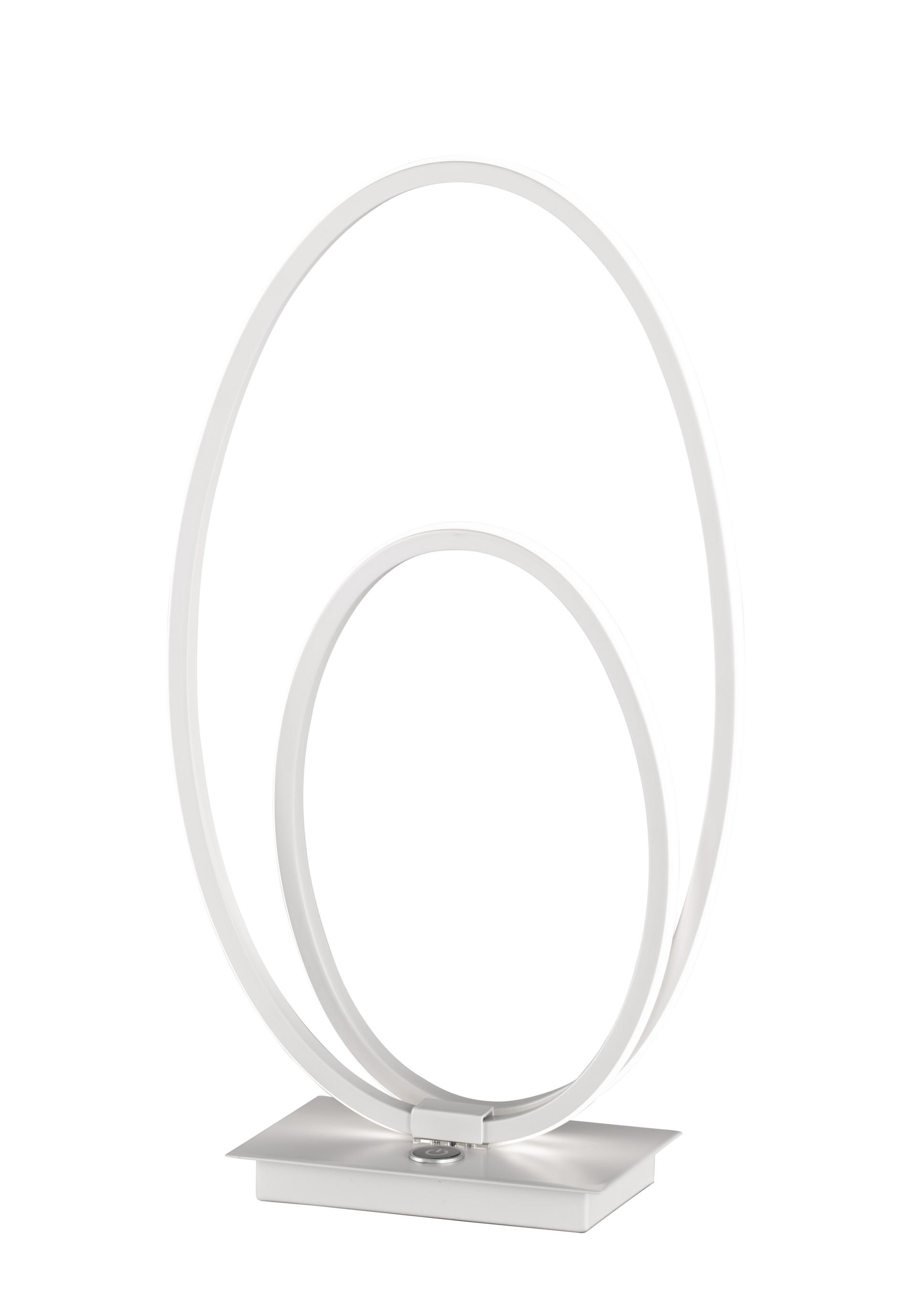 LED-TISCHLEUCHTE NIA  - Weiß, Design, Kunststoff/Metall (24,5/42/10cm) - Wofi