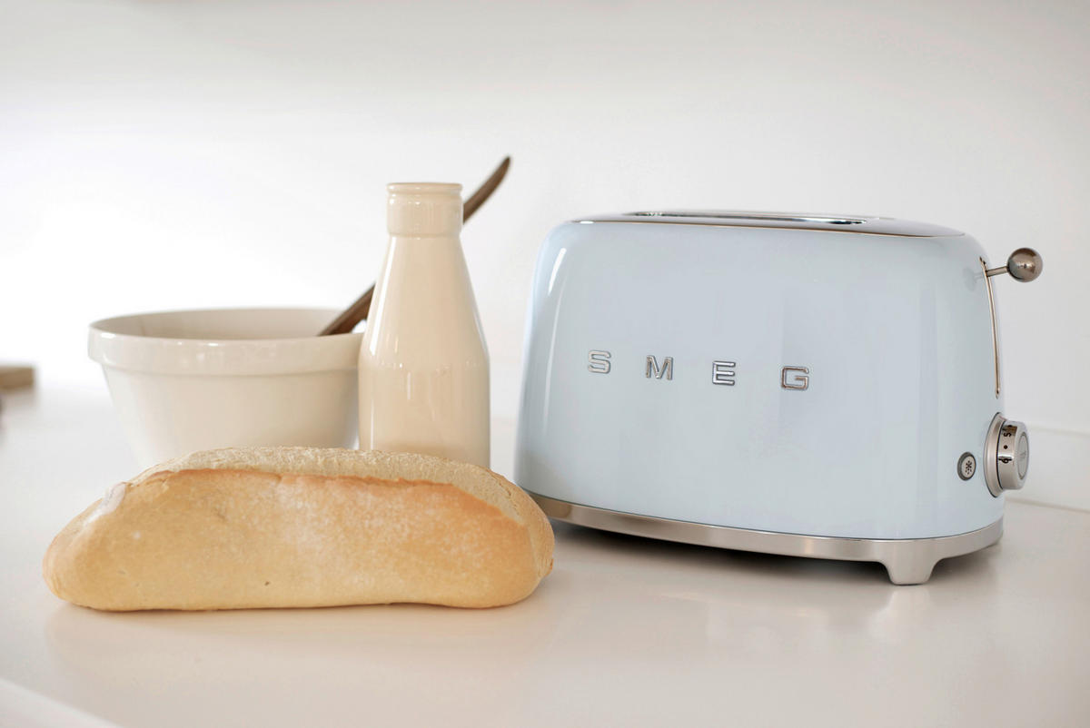 TOASTER  - Pastellblau, Basics, Metall (31/20/20cm) - SMEG