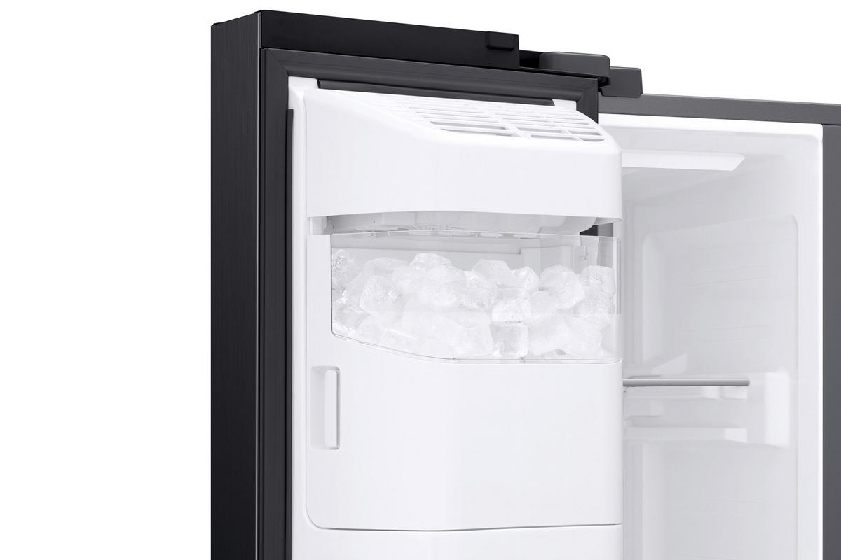 SIDE-BY-SIDE 91,2/178,0/71,6 cm RS6GA854CB1/EG  - Schwarz, Basics, Glas/Kunststoff (91,2/178,0/71,6cm) - Samsung