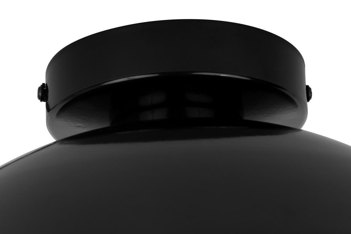 DECKENLEUCHTE  30/15 cm    - Schwarz, Design, Kunststoff/Metall (30/15cm) - Collet's Monde