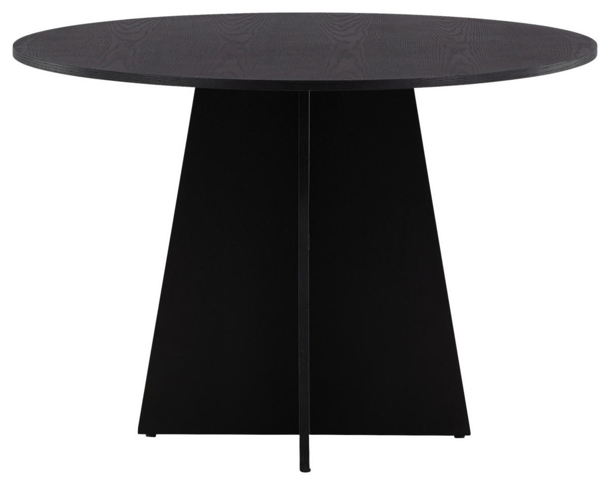 ESSTISCH in Holz 110/110/75 cm  - Schwarz, Design, Holz (110/110/75cm) - Livetastic