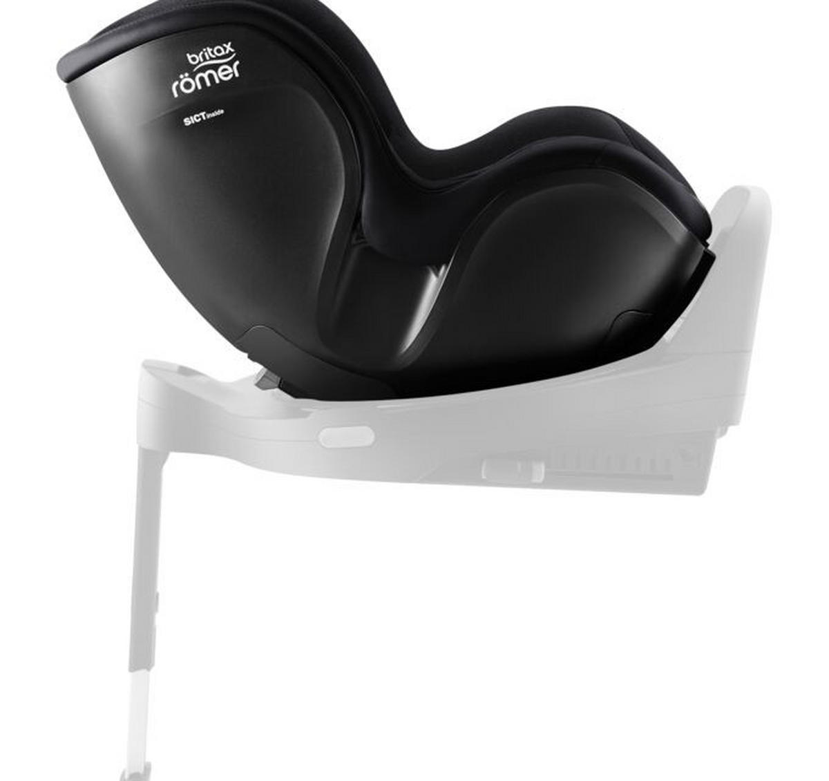 REBOARDER-KINDERSITZ Dualfix 5Z  - Schwarz, Basics, Kunststoff/Textil (44/48cm) - Britax Römer