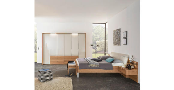 SCHLAFZIMMER in Eichefarben, Champagner - Champagner/Eichefarben, Design, Holz (180/200cm) - Dieter Knoll