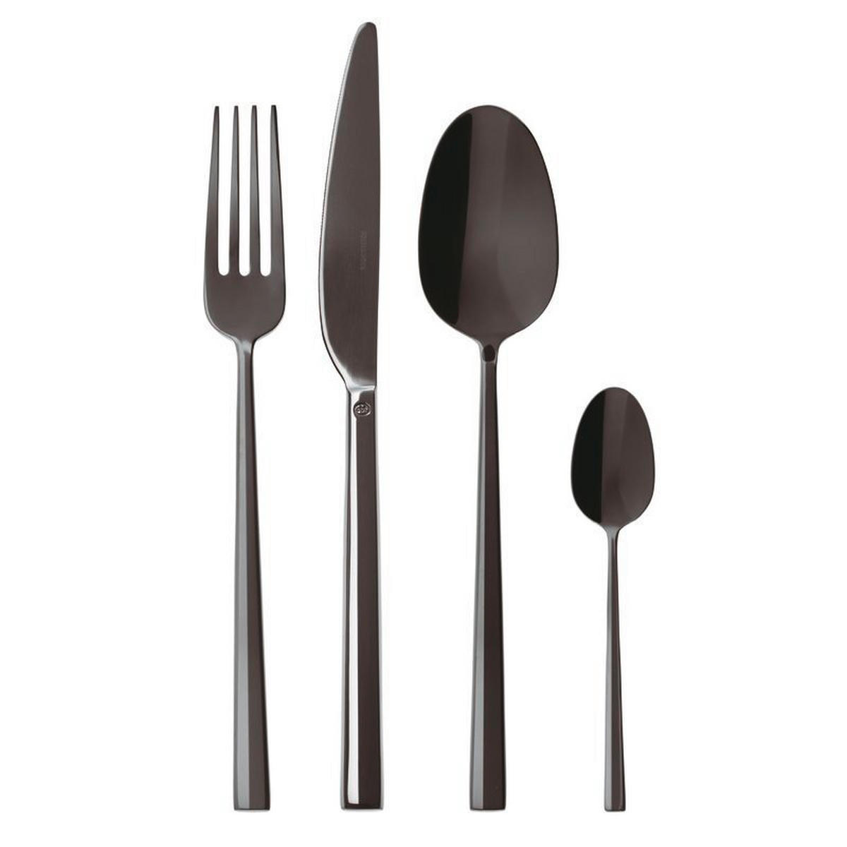 SET PRIBORA ZA JELO  24-dijelni      - crna, Basics, metal - Sambonet