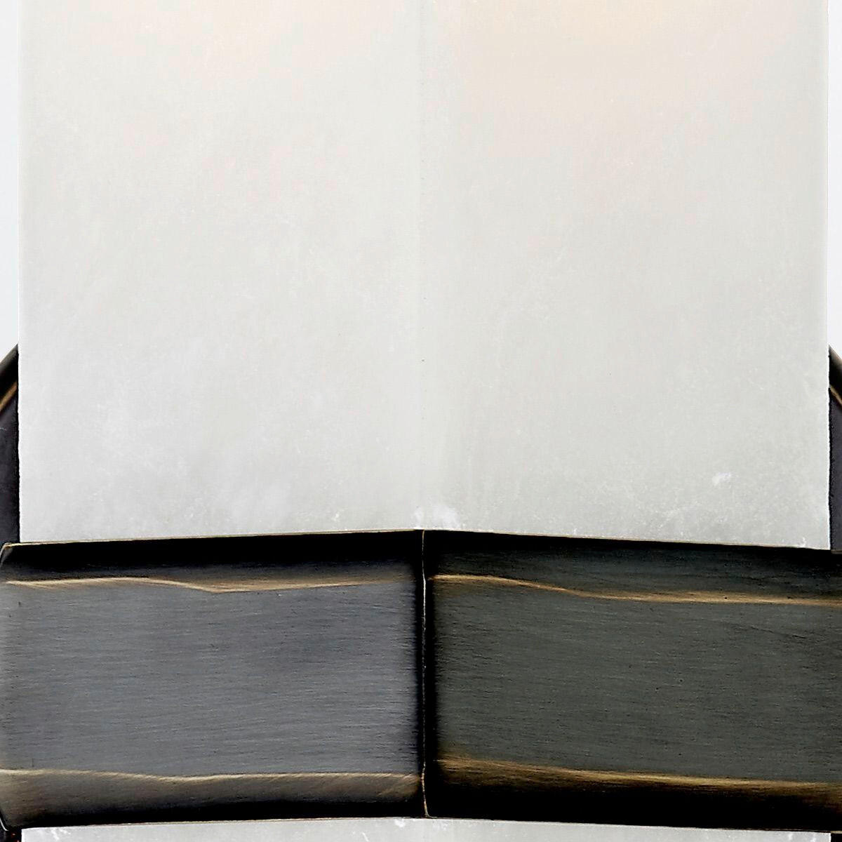 WANDLEUCHTE    - Bronzefarben, KONVENTIONELL, Glas/Metall (38,1/9,1/10,5cm) - Elstead Lighting