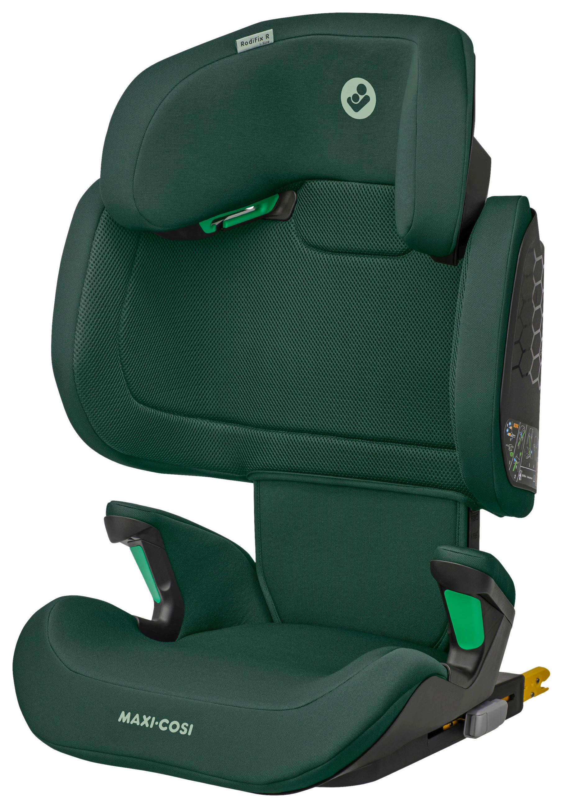 KINDERAUTOSITZ Rodifix R i-Size  - Dunkelgrün, Basics, Kunststoff/Metall (49/60/54cm) - Maxi-Cosi