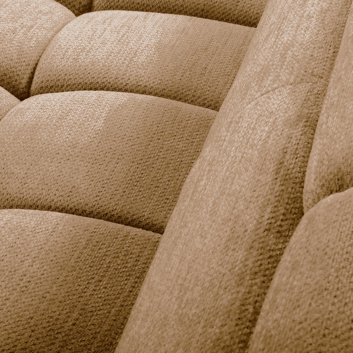 ECKSOFA  Webstoff Rostfarben  - Rostfarben/Schwarz, Design, Kunststoff/Textil (177/274cm) - Livetastic