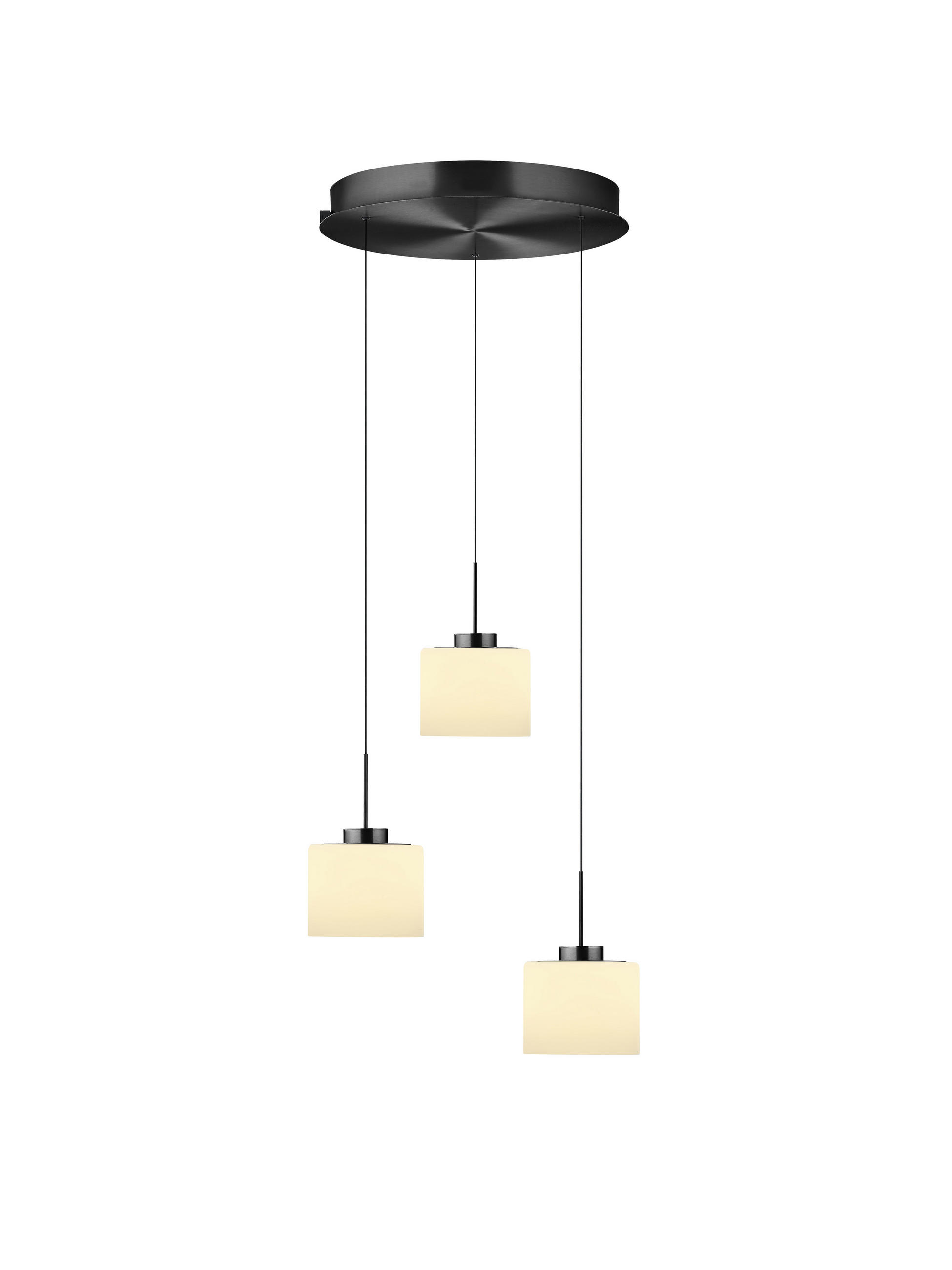 LED-HÄNGELEUCHTE ABBY 40/150 cm  - Anthrazit, Design, Metall (40/150cm) - Hell