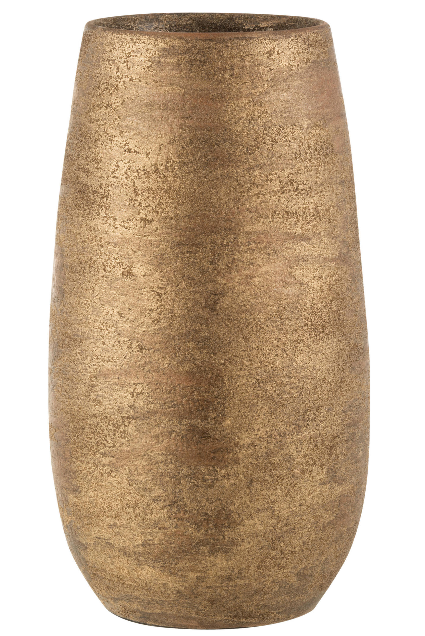 DEKOVASE  - Goldfarben, Basics, Keramik (22/22/41cm) - Ambia Home