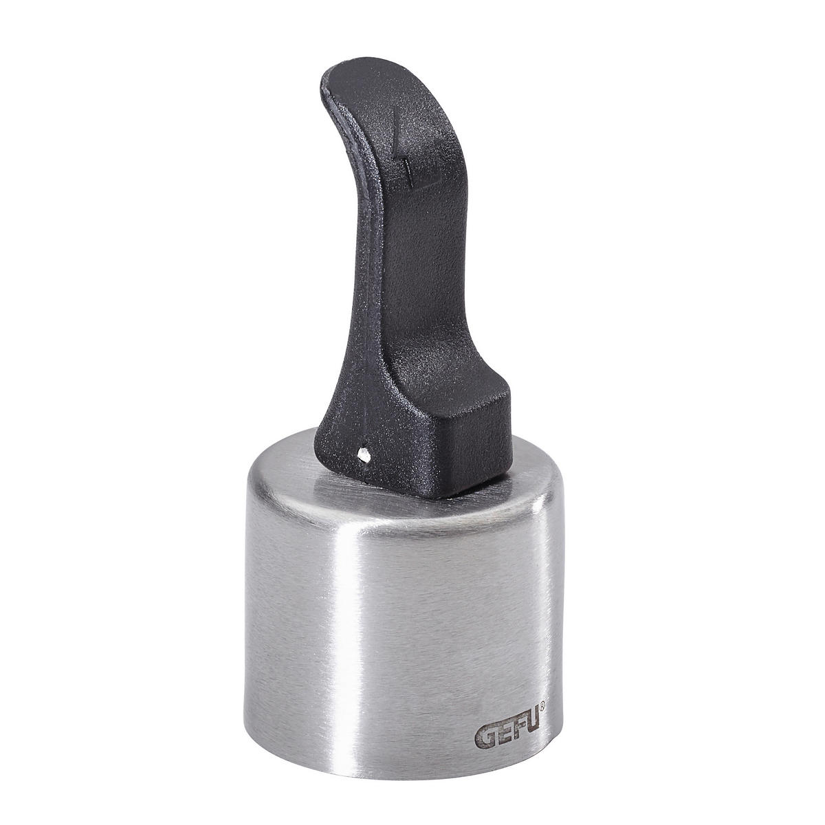 ČEP ZA BOCE  - boje oplemenjenog čelika/crna, Basics, metal/plastika (8,0cm) - Gefu