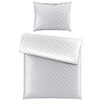 KÉTOLDALAS ÁGYNEMŰHUZAT 140/200 cm  - világosszürke, Konventionell, textil (140/200cm) - Esposa