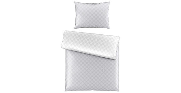 WENDEBETTWÄSCHE Wycom Satin 140/200 cm  - Hellgrau, KONVENTIONELL, Textil (140/200cm) - Esposa