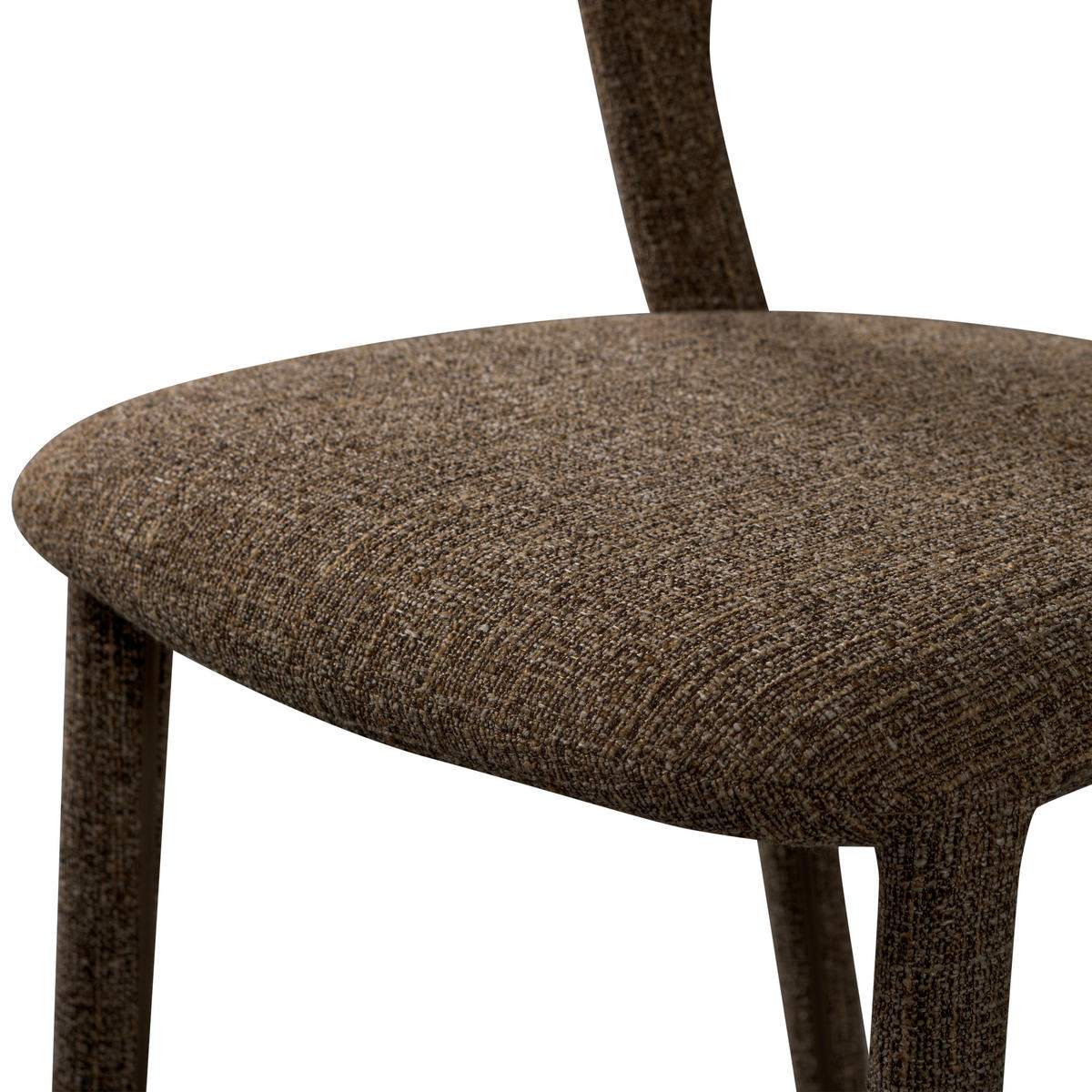 STUHL-SET 2 Stück  in Webstoff Textil  - Braun, MODERN, Textil (51/76/56cm) - Livetastic