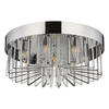 DECKENLEUCHTE KIRINA 60/27 cm   - Klar/Chromfarben, KONVENTIONELL, Glas/Metall (60/27cm) - Globo
