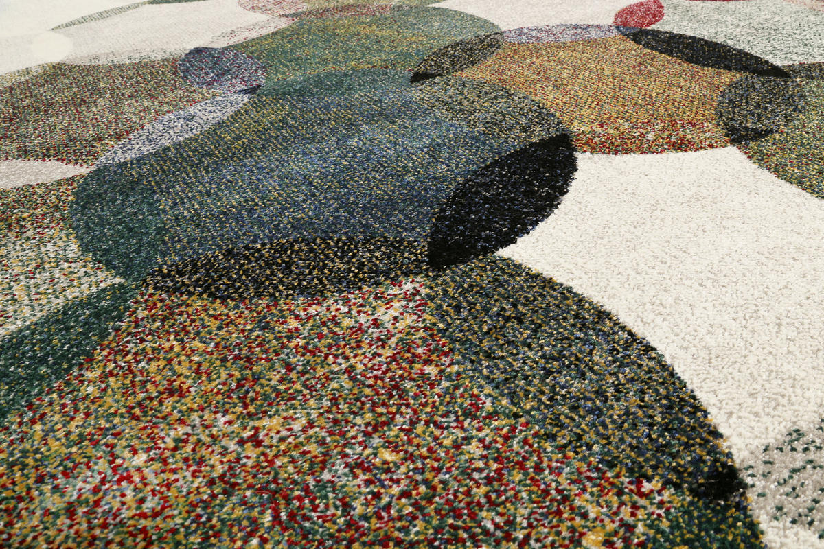 WEBTEPPICH 133/200 cm Modernina Grün, Multicolor, Dunkelgrün, Olivgrün  - Dunkelgrün/Multicolor, KONVENTIONELL, Textil (133/200cm) - Esprit
