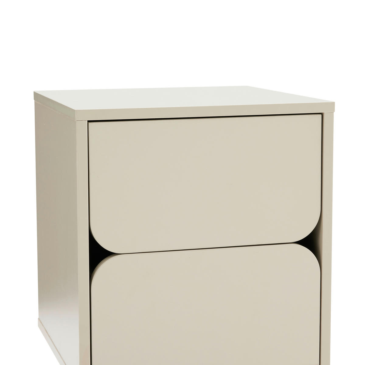 NACHTKÄSTCHEN 40/60/40 cm  in Seidengrau  - Seidengrau, Design, Holzwerkstoff/Metall (40/60/40cm) - Xora