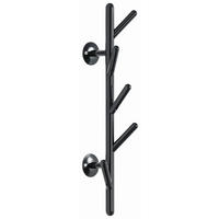 WANDGARDEROBE  in Schwarz  - Schwarz, Design, Metall (12/63/16cm)
