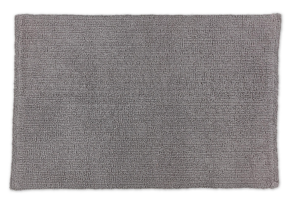 BADTEPPICH Bahamas Hellgrau 40/60 cm  - Hellgrau, Basics, Textil (40/60cm) - Schöner Wohnen