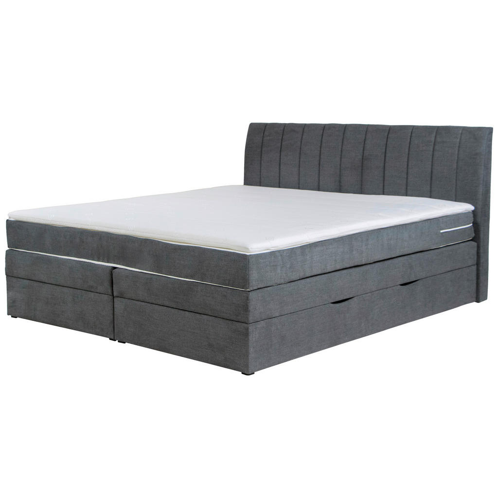 Boxspringbett Mit Topper & Bettkasten 180x200 Shark