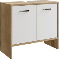 WASCHBECKENUNTERSCHRANK 60,6/54,3/28,4 cm  - Chromfarben/Eichefarben, Basics, Holzwerkstoff (60,6/54,3/28,4cm) - Pelipal