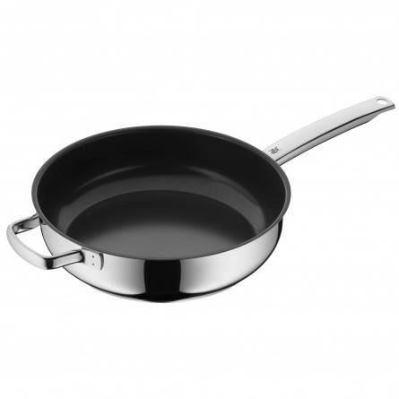 SCHMORPFANNE 28 cm  - Edelstahlfarben, Design, Metall (28cm) - WMF