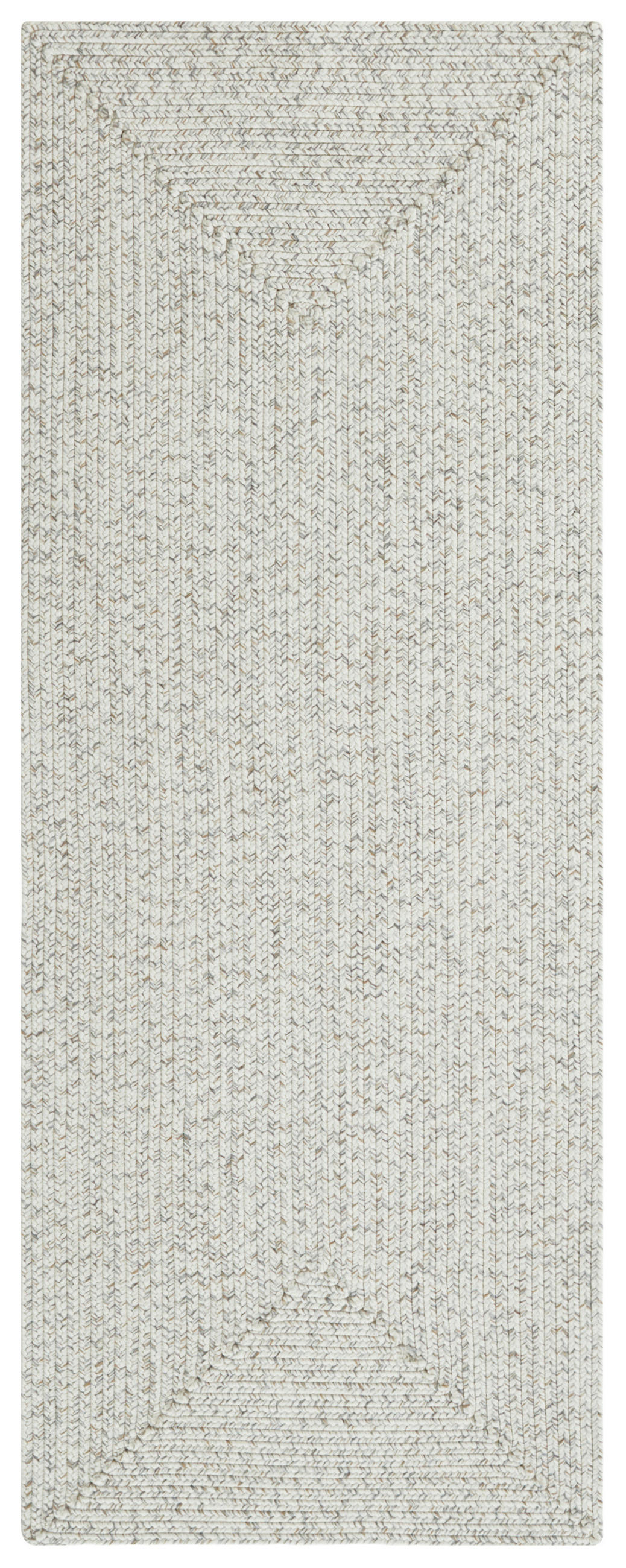 LÄUFER 80/200 cm Braided  - Multicolor/Creme, Design, Kunststoff (80/200cm)