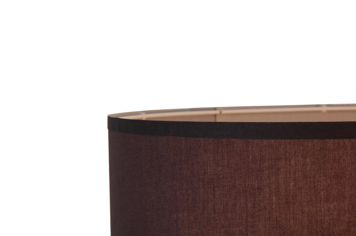 STOJACÍ LAMPA, 45/153 cm  - černá, Trend, kov/textil (45/153cm) - Novel